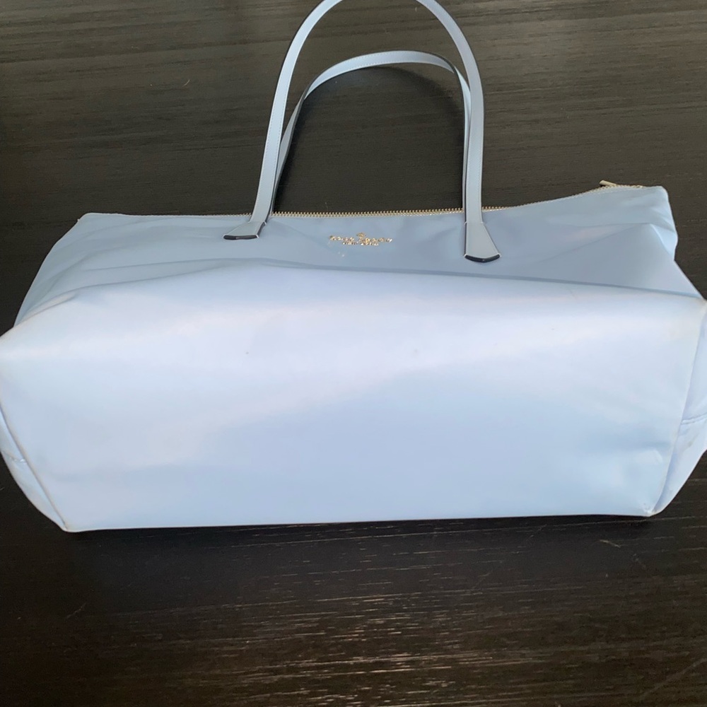 Kate Spade New York  Kitt Nylon Sky Blue Medium Tote Bag - Picture 3 of 9